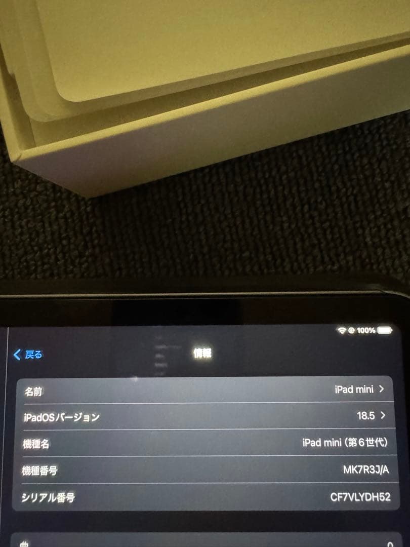 Apple iPad mini6 パープル箱付き WiFi 64GB 再値下げ‼️