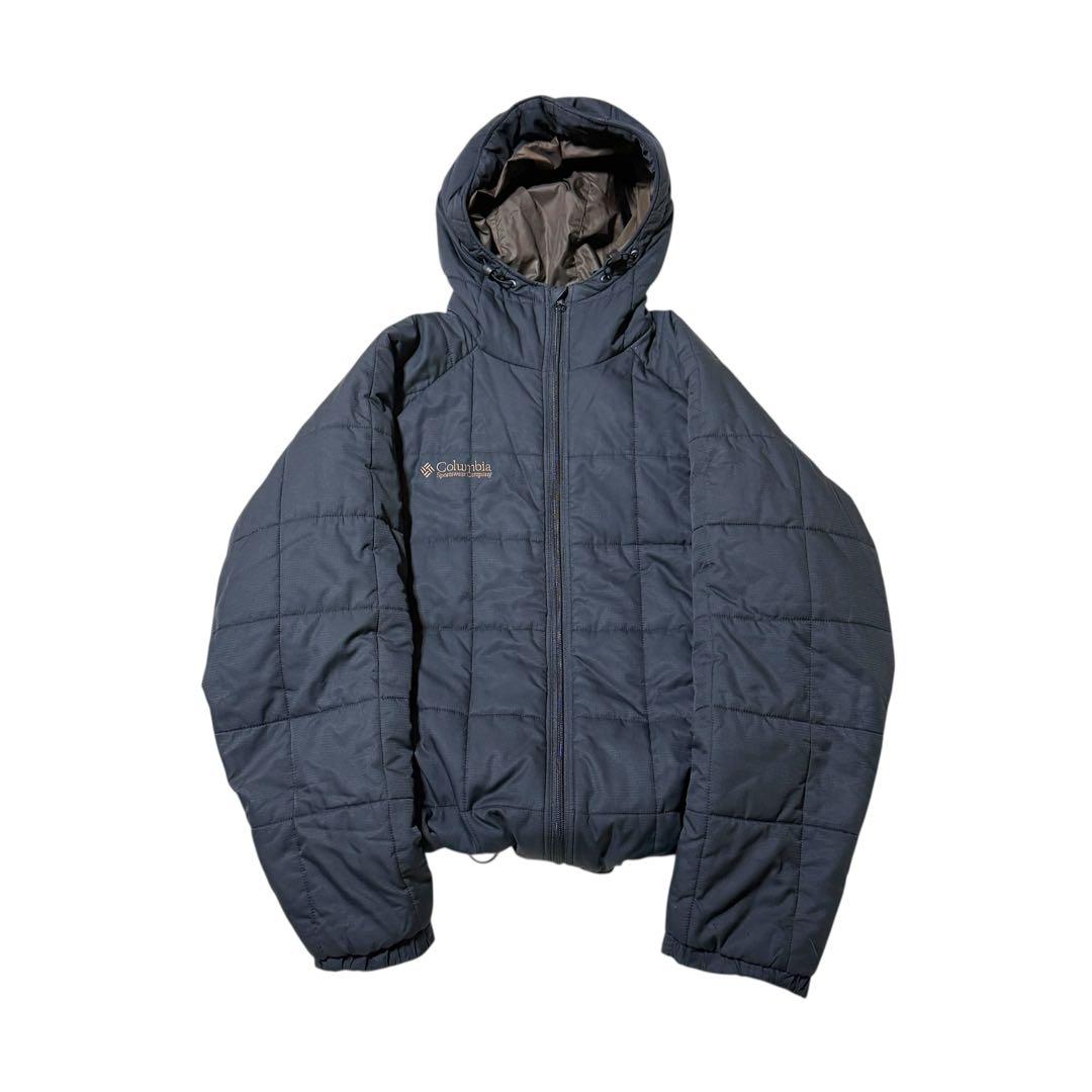 ジャケット・アウター Columbia hooded puffer jacket black s