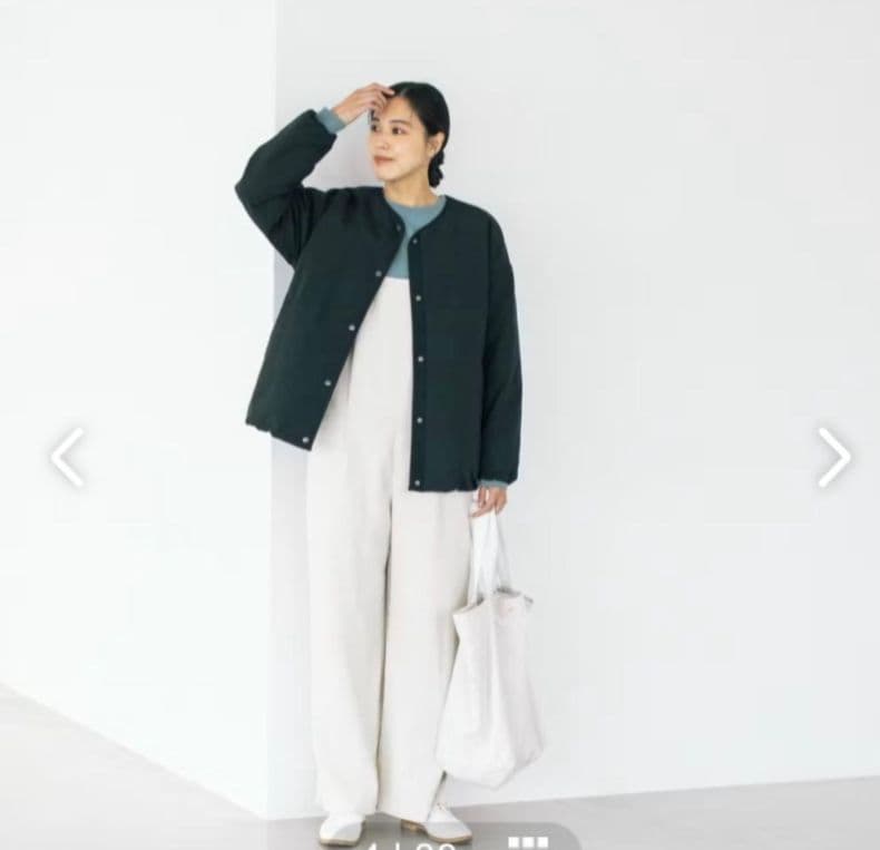 北欧暮らしの道具店 ふんわり軽くてあったかい 洗えるショート丈コート