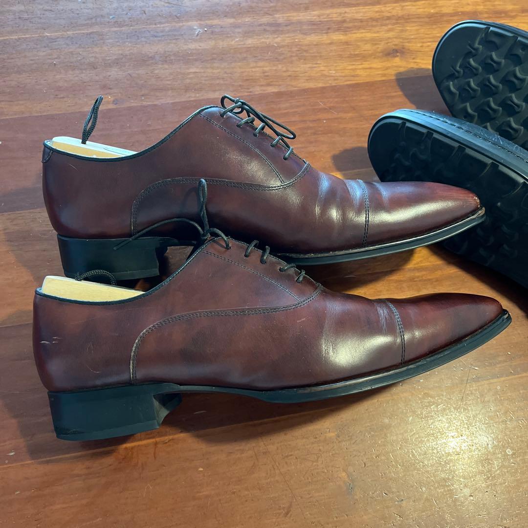 コールハーンのブラックローファーとREGALのドレスシューズ2足セット　26.5