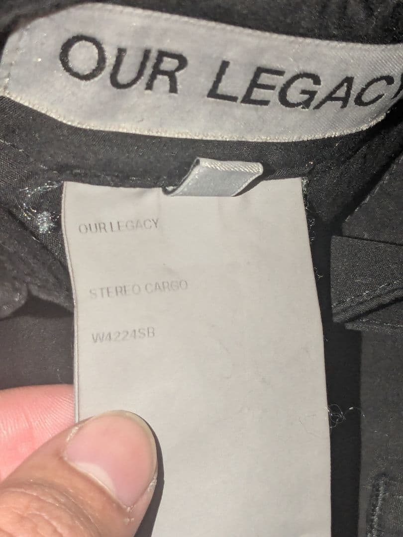 OUR LEGACY ステレオ カーゴパンツ 38