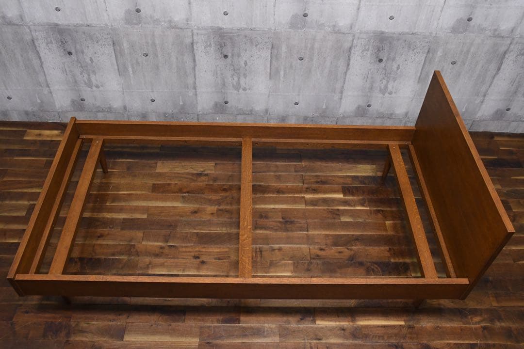 EIC10 美品 トラックファニチャー シングルベッドフレーム 24万 ナラ材