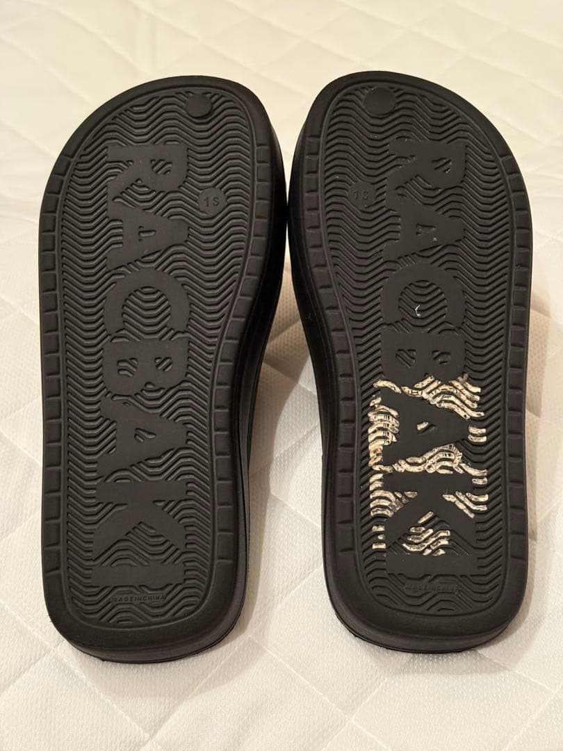 Racbaki ラクバキ イージーサンダルブラック S