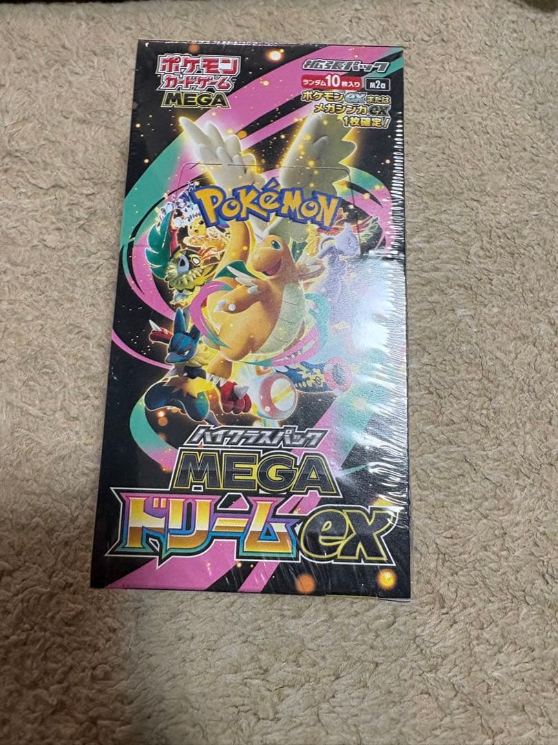 ポケモンカードゲーム MEGA ドリームEX 1ボックスシュリンク付きBOX