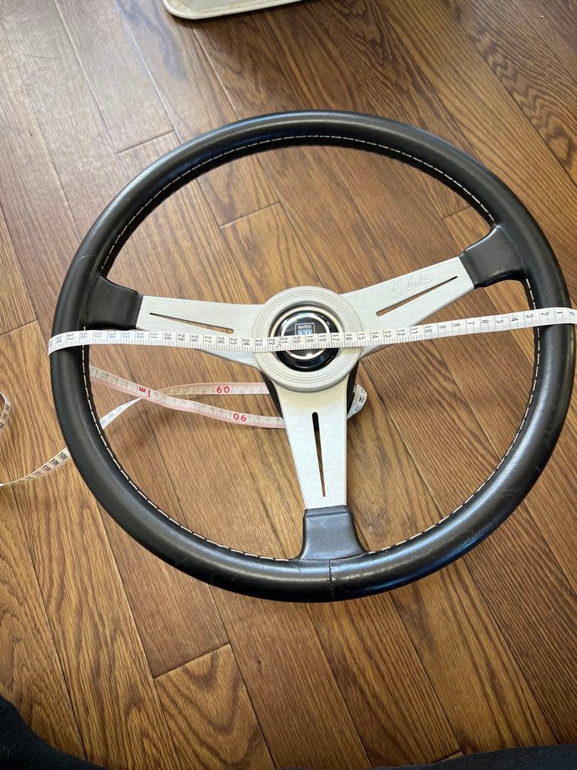 大径 希少】ナルディ クラシック ブラック φ39 ステアリング 旧車 当時物