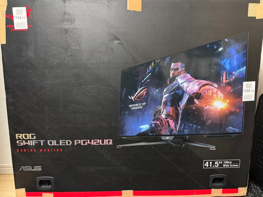 中古 ASUS PG42UQ OLED