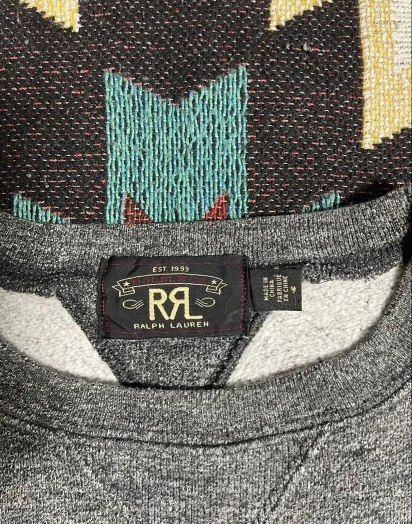 美品　RRL　両Vガゼット　スウェット　トレーナー　Mサイズ