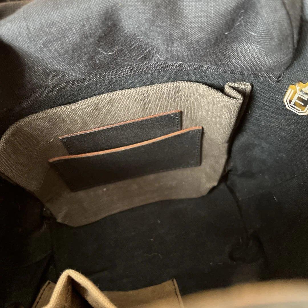 エバゴス ebagos ブライドルレザー紅藤かごバッグ