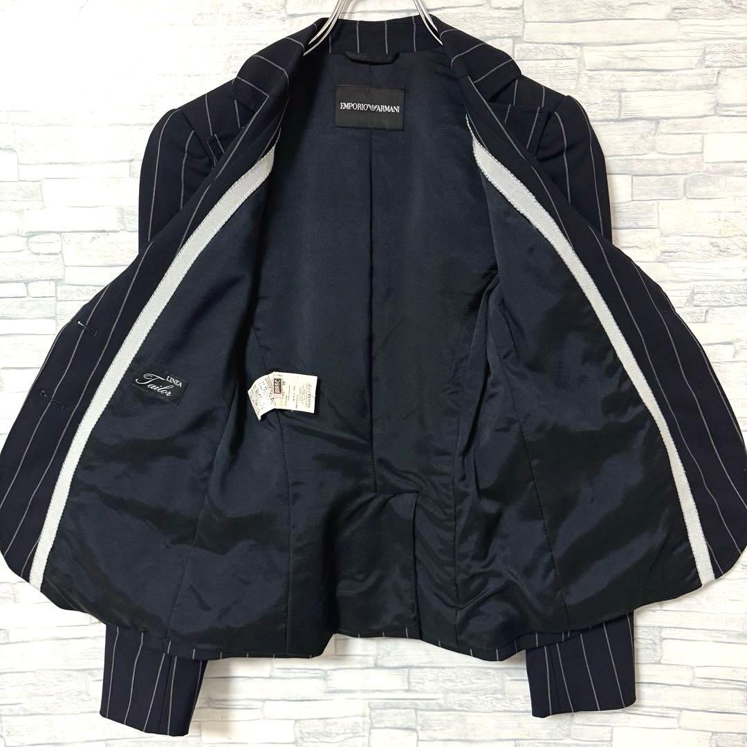 【美品】イタリア製 EMPORIO ARMANI ストライプジャケット