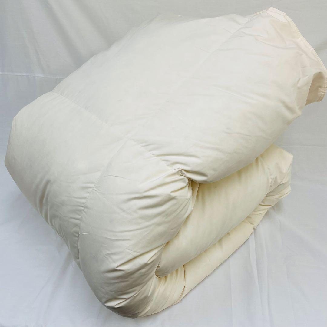 羽毛布団 セミダブル 抗菌防臭羽毛 きなり 170×210cm 日本製　特別価格