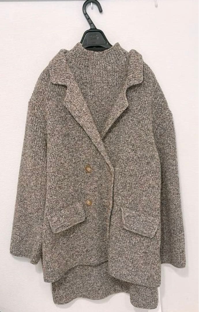 【新品未使用/タグ付き】SNIDEL ミニニットワンピース ニットジャケット