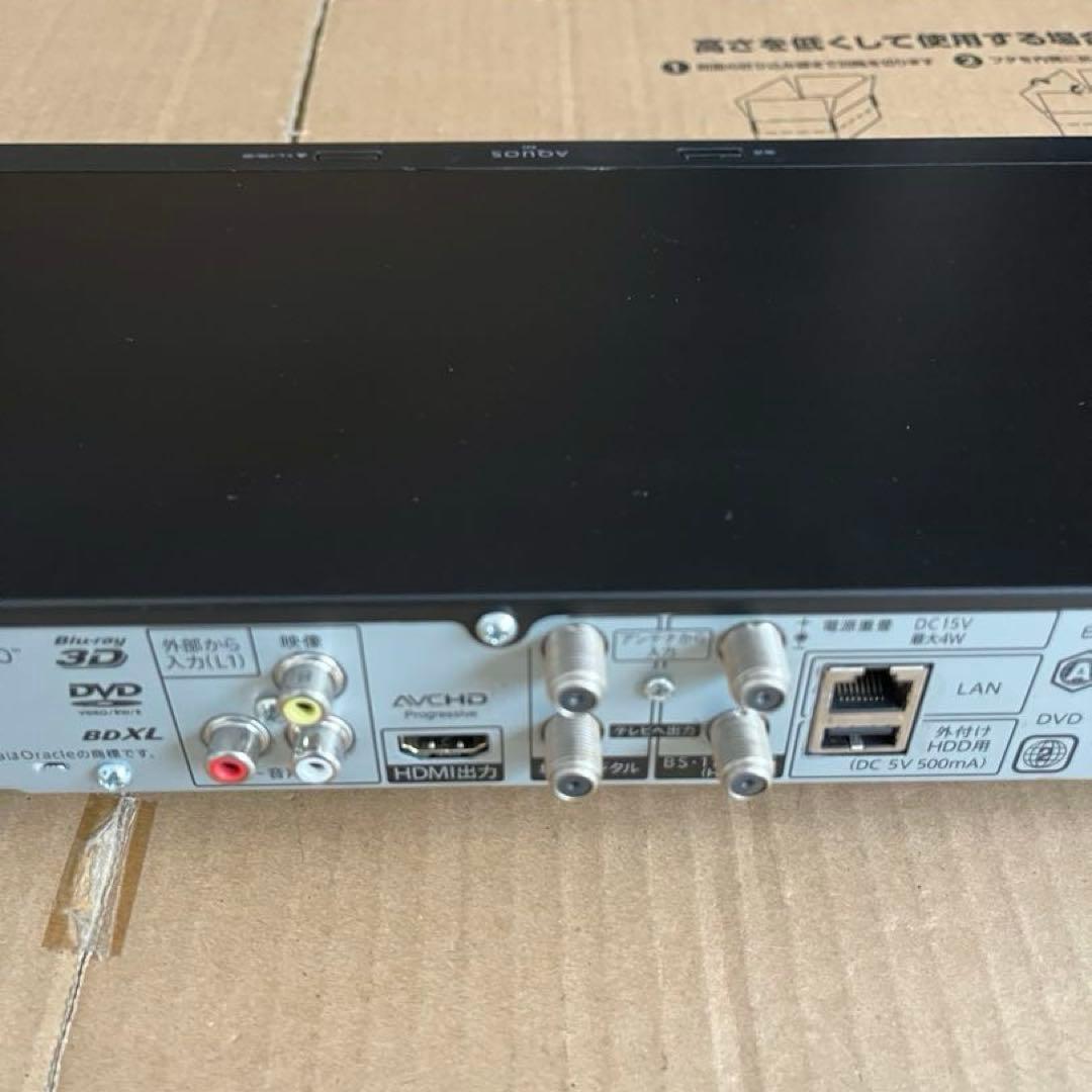 SHARP AQUOS 2B-C10BW1 HDD＆ブルーレイレコーダー