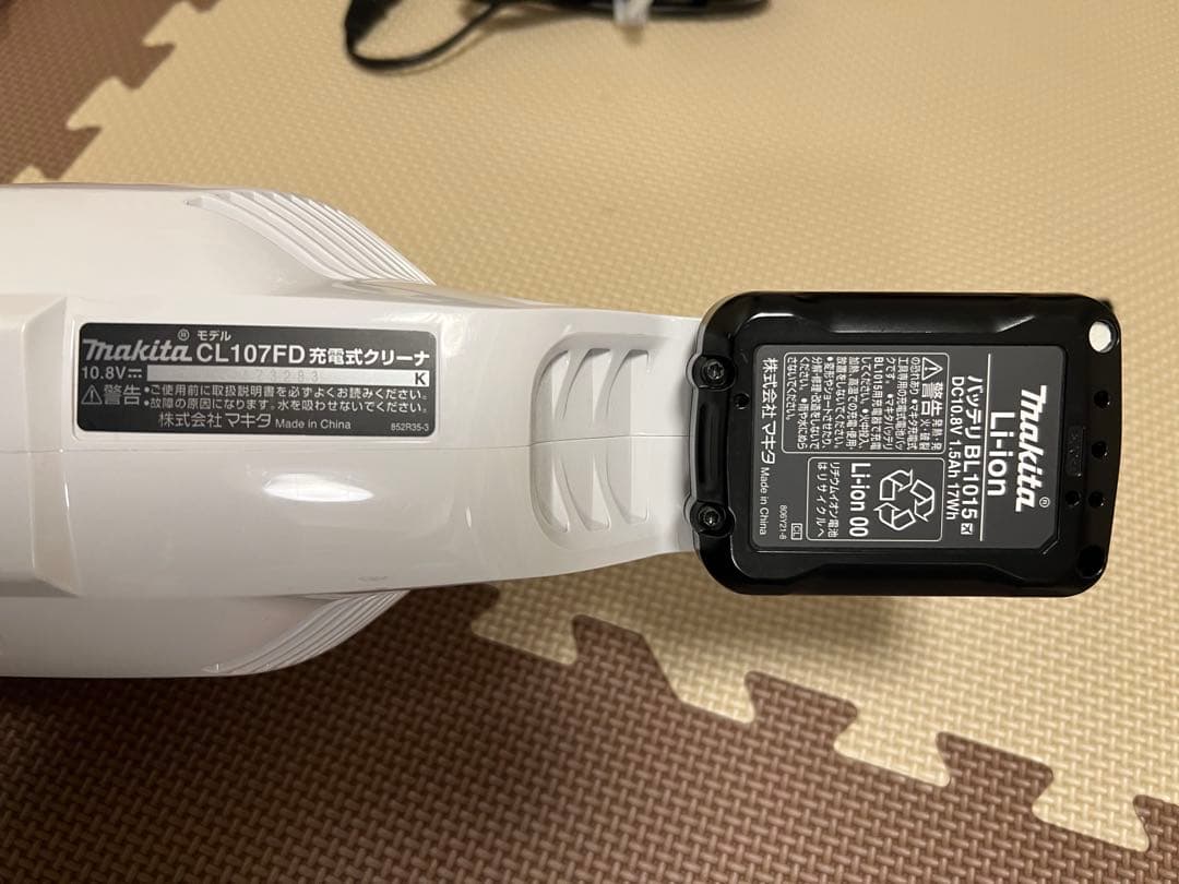【動作確認済】マキタ 掃除機 CL107FD 充電式クリーナー 紙パック付