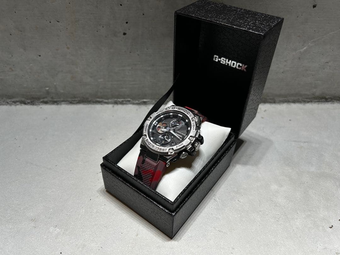 G-SHOCK CASIO G-STEEL GST-B100バンド交換済箱付き