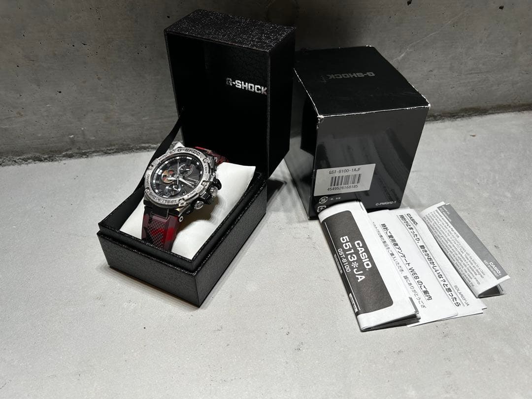 G-SHOCK CASIO G-STEEL GST-B100バンド交換済箱付き