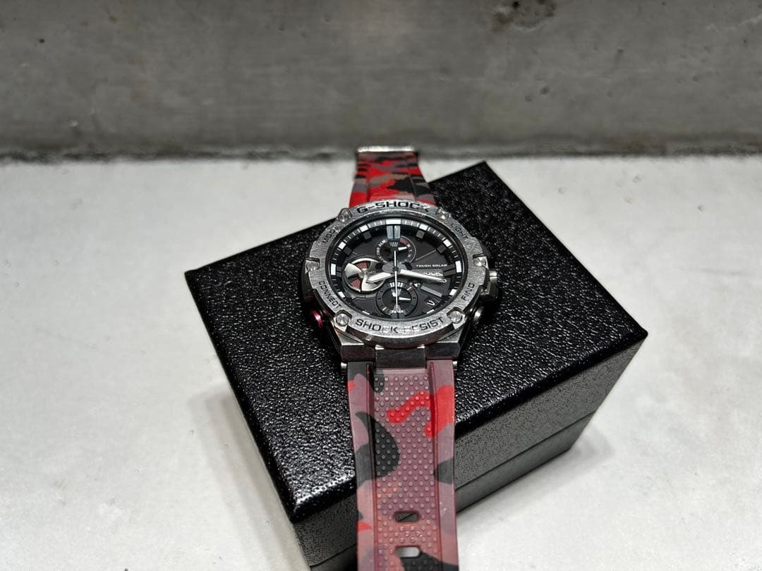 G-SHOCK CASIO G-STEEL GST-B100バンド交換済箱付き