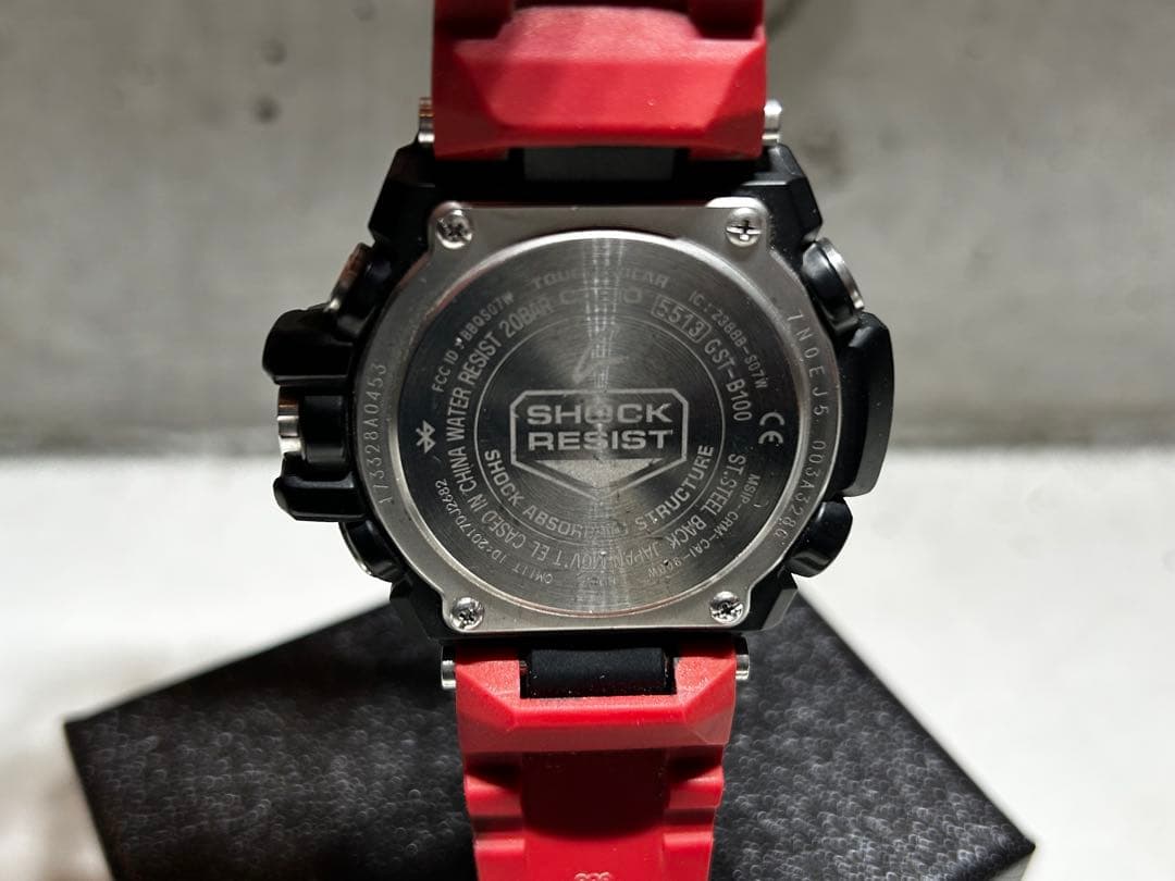 G-SHOCK CASIO G-STEEL GST-B100バンド交換済箱付き