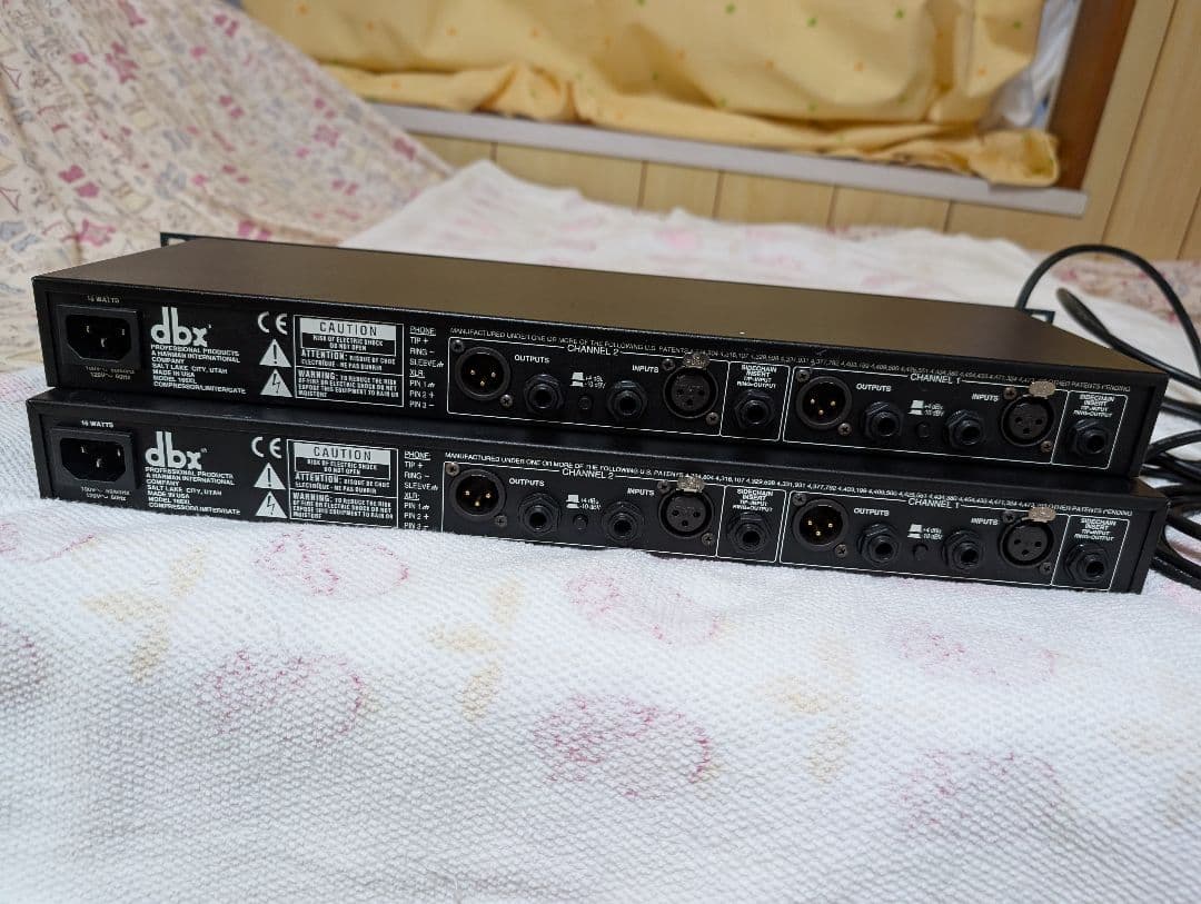 J*n様 dbx　166XL プロセッサー XLR端子付き　２台セット