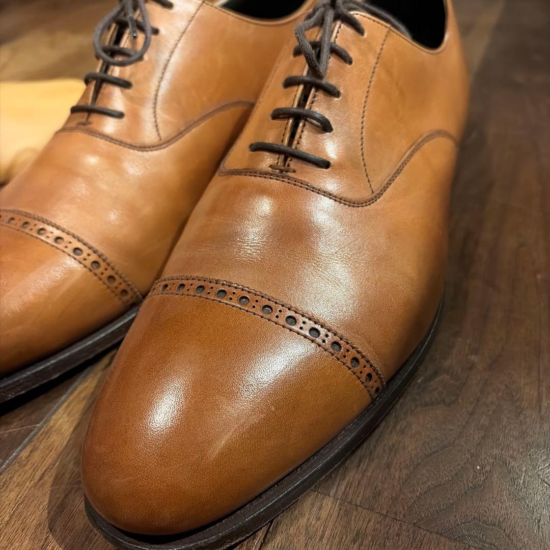 CROCKETT&JONES ARDENブラウンレザー ドレスシューズ※送料込