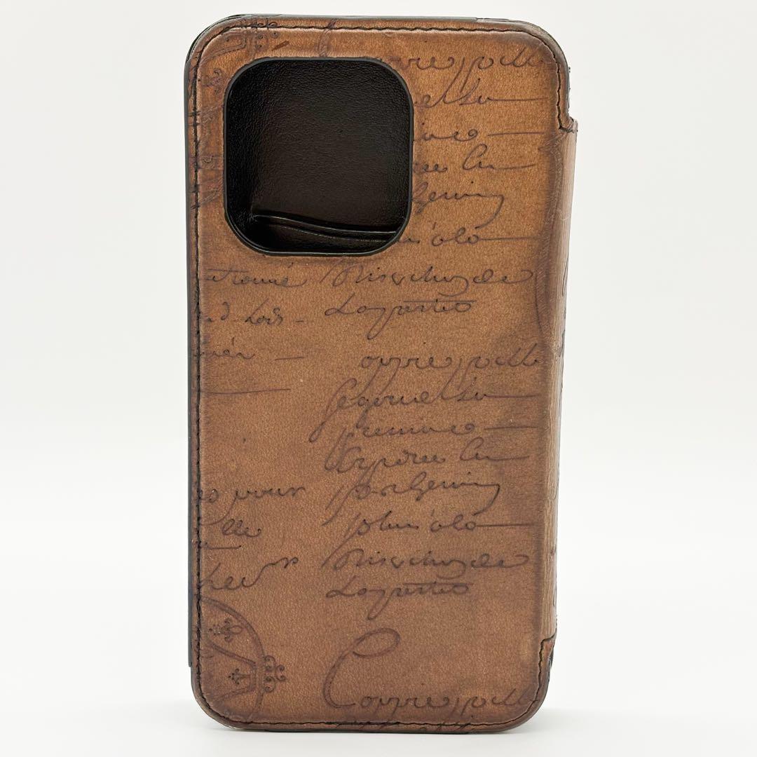 ベルルッティ iPhone15 Pro カリグラフィ スマホケース