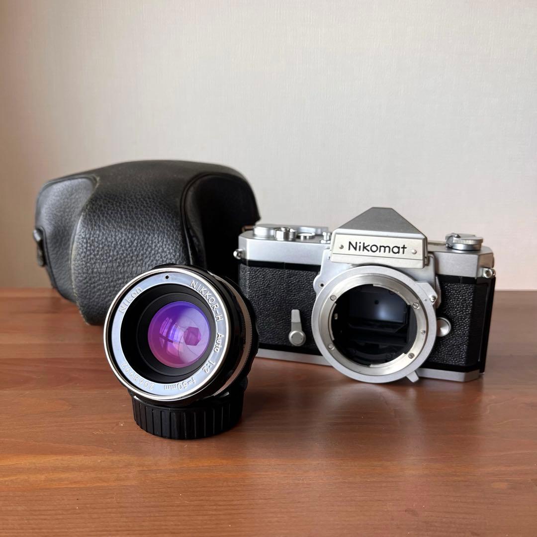 【美品】Nikkor-H Auto 50mm f2 + NIKOMAT FTN