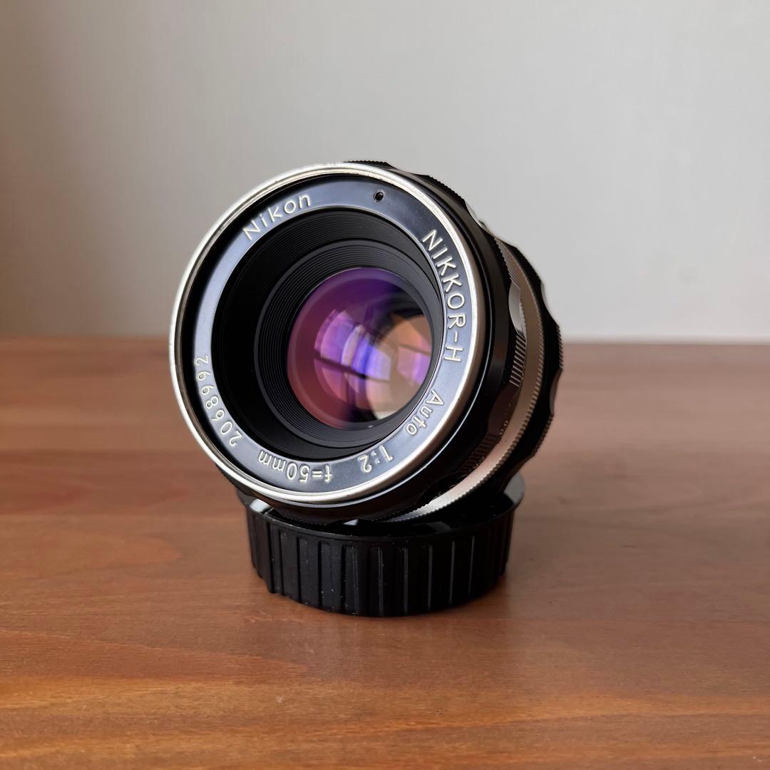 【美品】Nikkor-H Auto 50mm f2 + NIKOMAT FTN