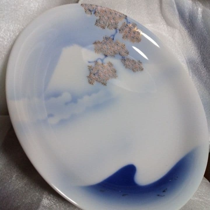 深川製磁桜富士取り皿⑤