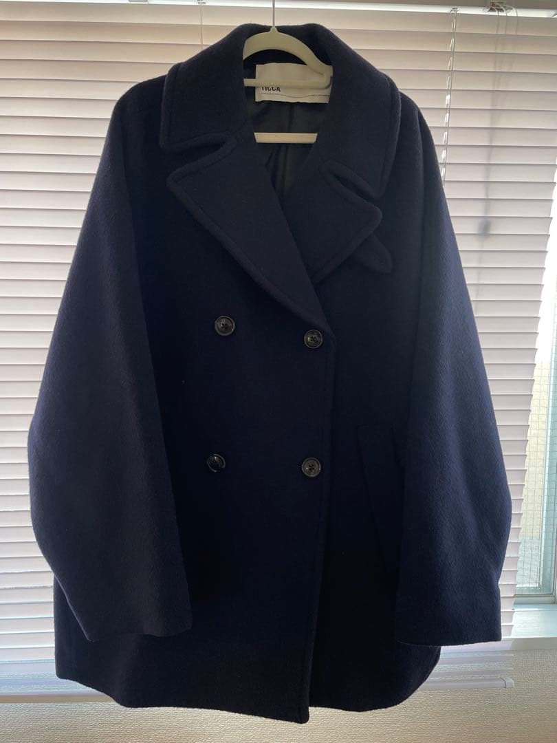 ネイビー　TICCA ティッカ ピーコート　Pコート