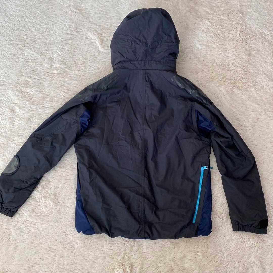 即発送♪デサント　オガサカ　メンズM スキーウェア上下セット　紺黒赤　sio