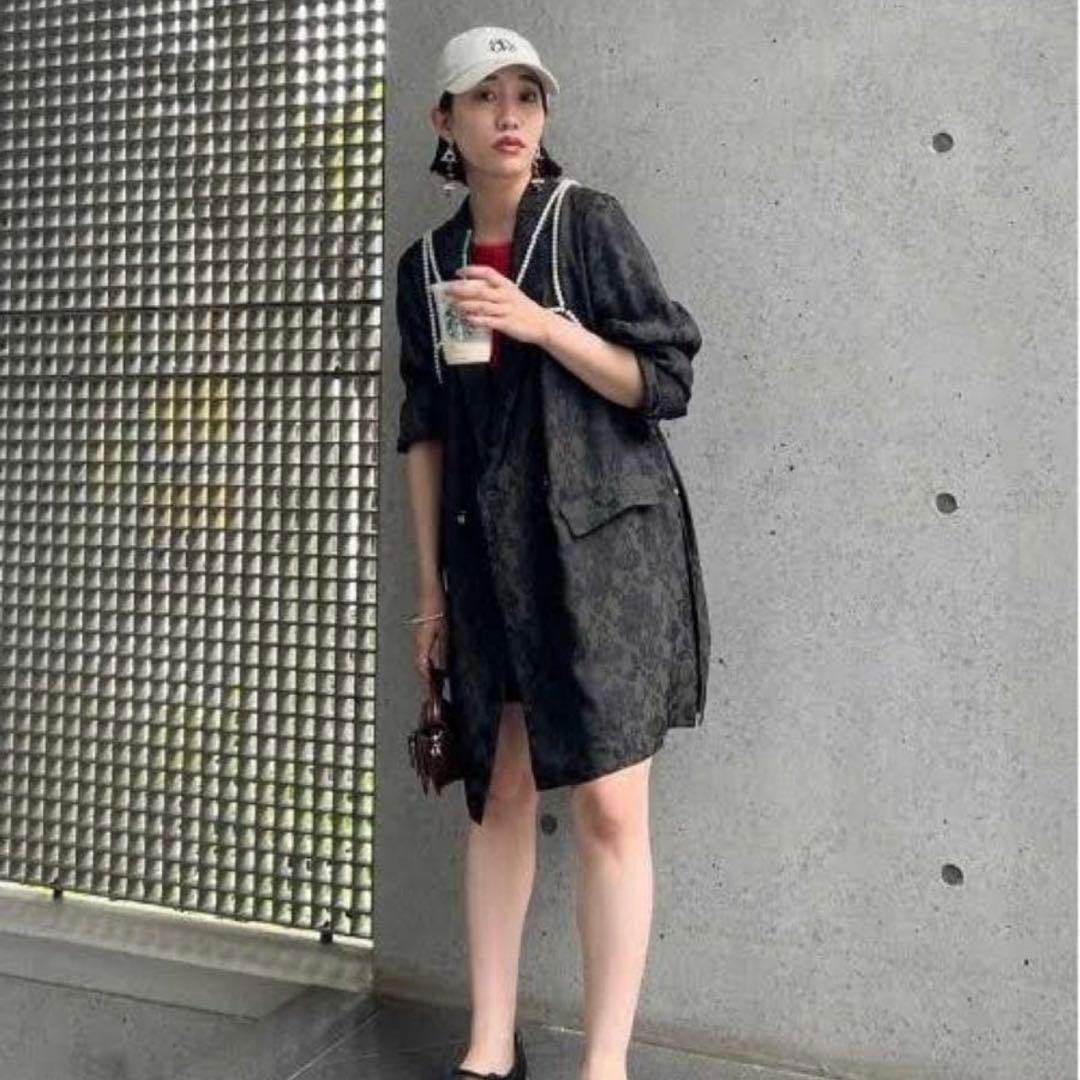 ジャケット・アウター Ameri MEDI ALICIA JACQUARD JACKET&SKIRT