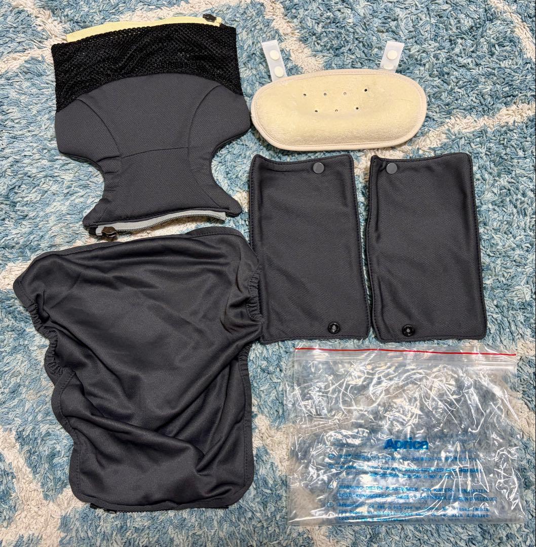 Aprica ラクリス 抱っこひも ダークグレー