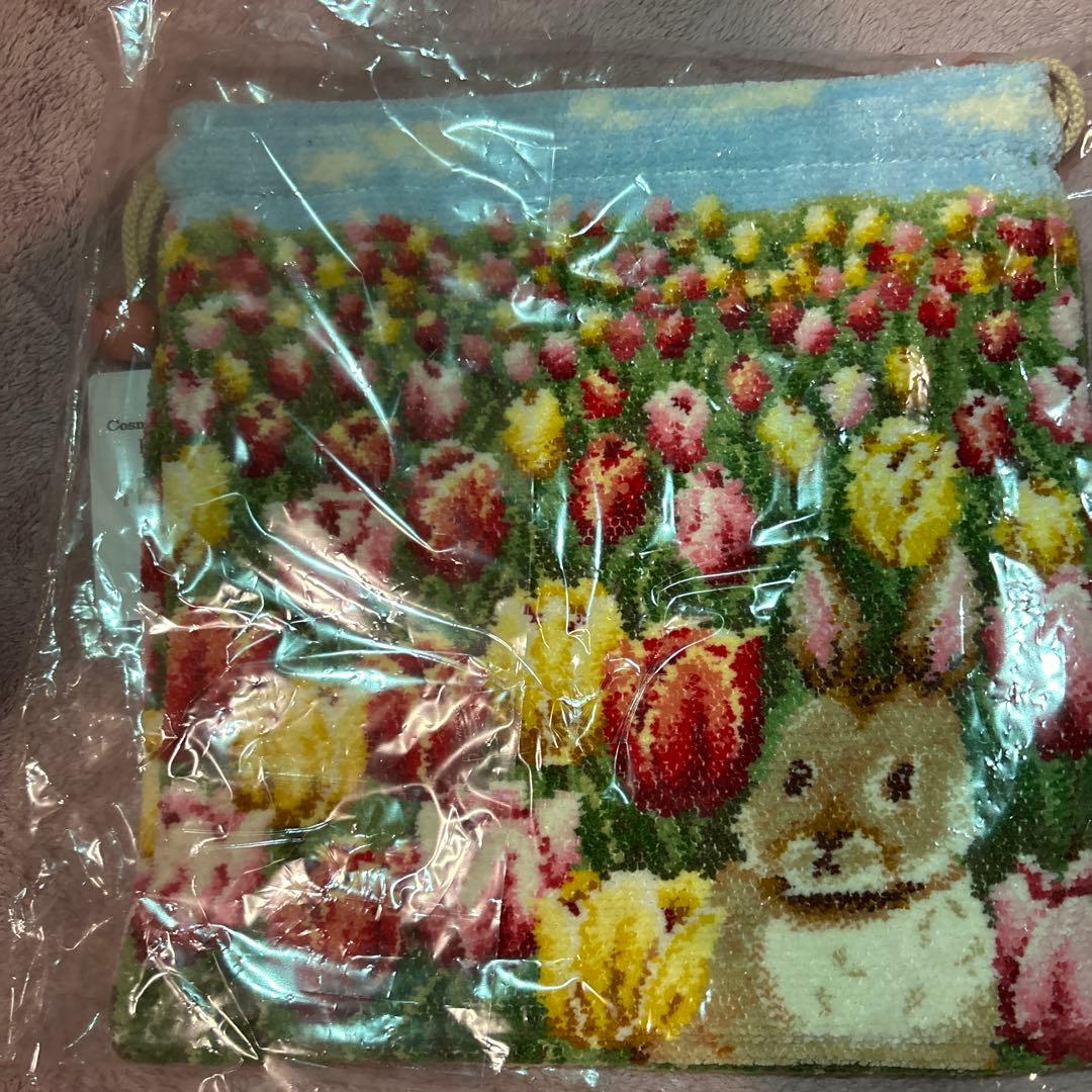 ①フェイラー　コスメキッチン　チューリップラビット　巾着