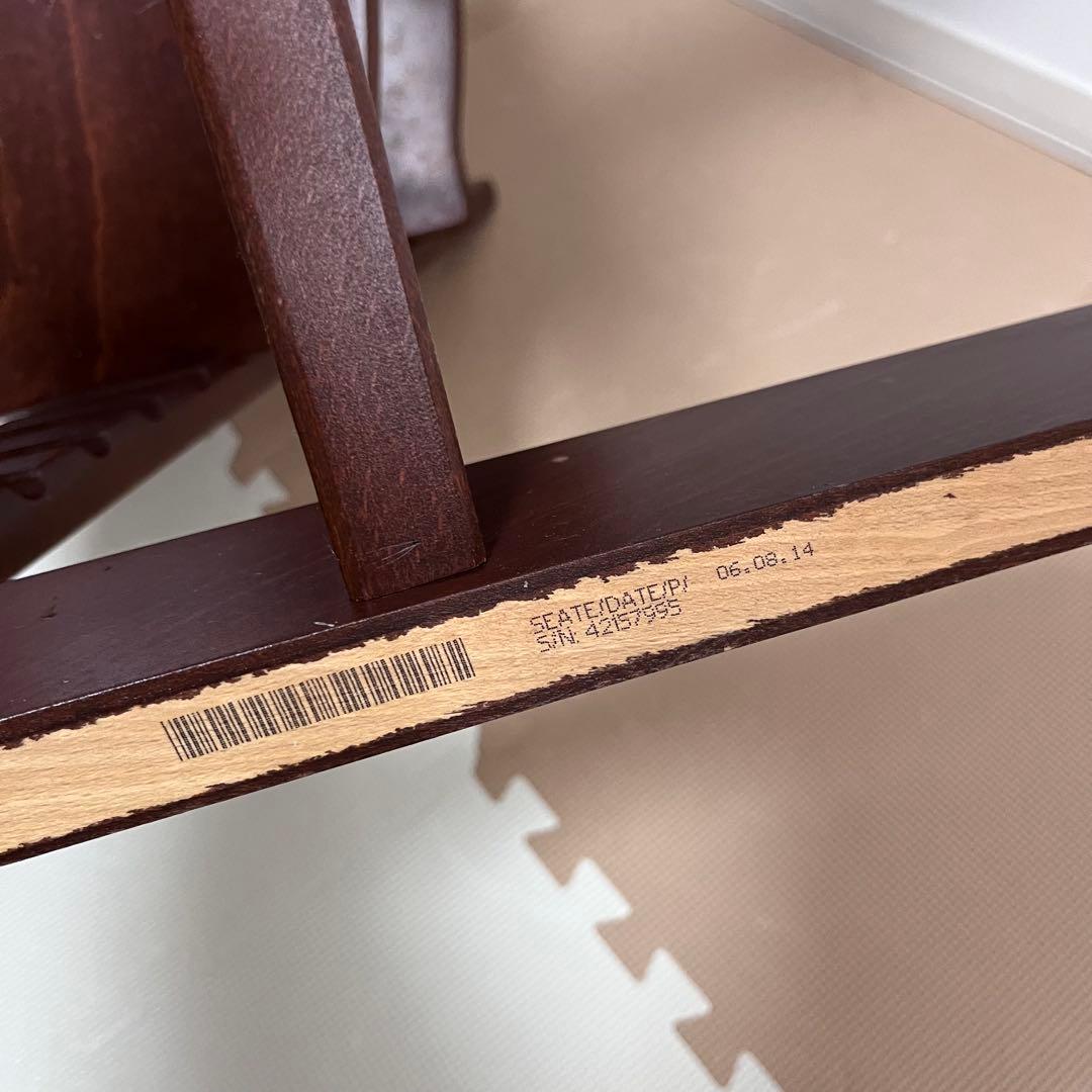 【新型】ストッケ トリップトラップ ウォールナットブラウン　No4