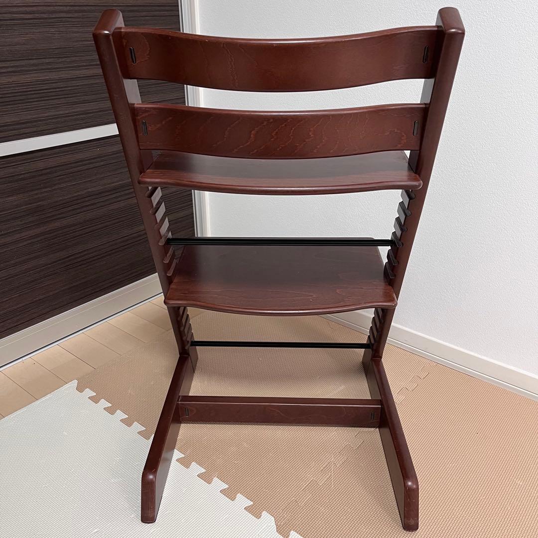 【新型】ストッケ トリップトラップ ウォールナットブラウン　No4