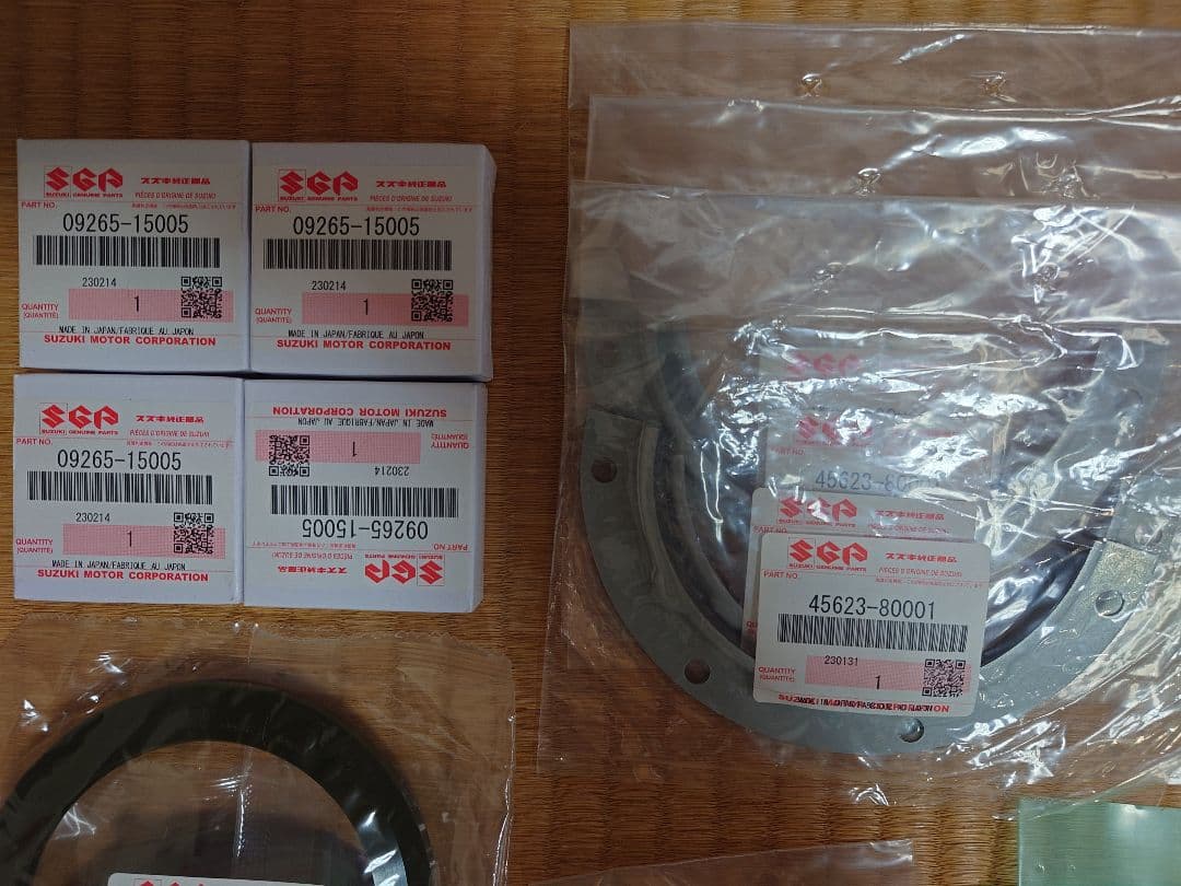 ジムニーja11スズキ純正ナックル周辺部品