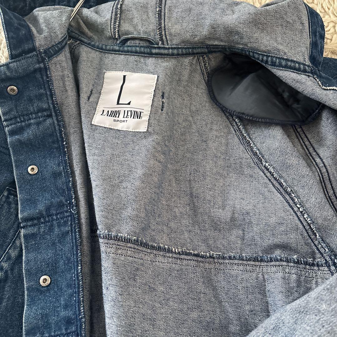 ９０s 古着　ヴィンテージ　色褪せ　ブルー デニムジャケット パーカー