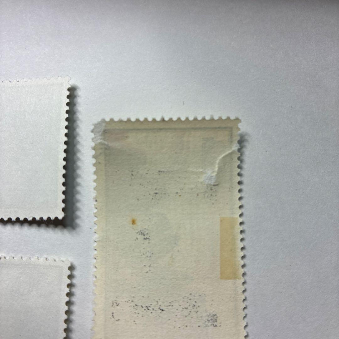 中国切手おまとめ7ヒンジ跡有難有含