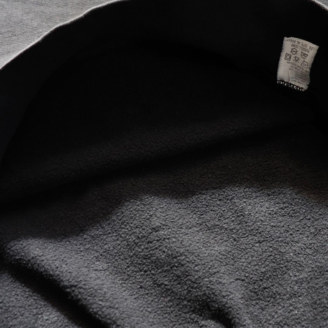 ハイコットン ブラック USA製 90s Russellラッセル スウェットXL