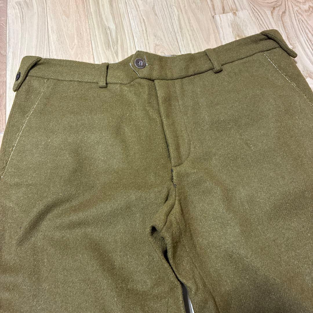 Frank leder フランクリーダー ウールトラウザー パンツ L 美品