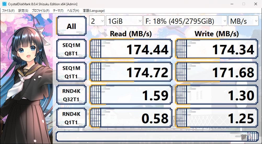 Seagate IronWolf 3TB 内蔵型HDD 使用時間3時間