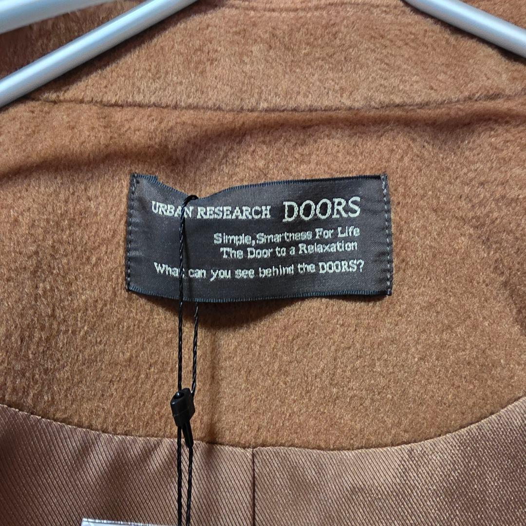 URBAN RESEARCH DOORS ミドル丈コート ブラウン M