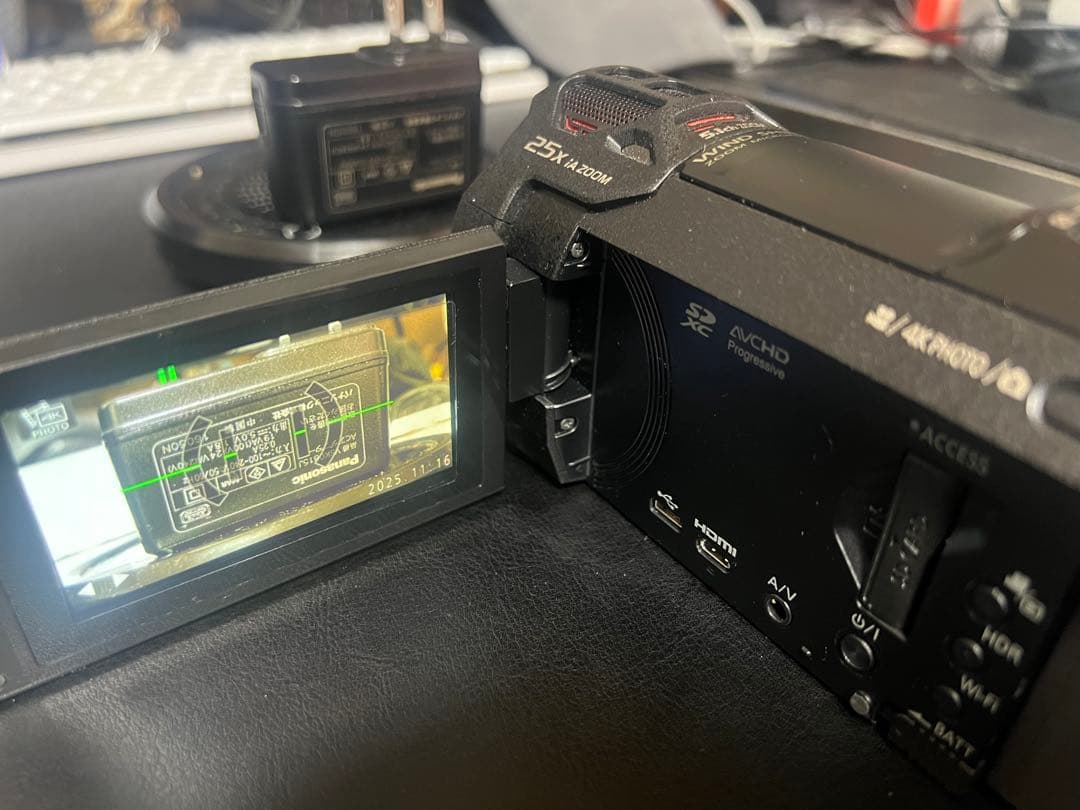 Panasonic HC-WXF990M 4K ビデオカメラ 本体 付属品付き