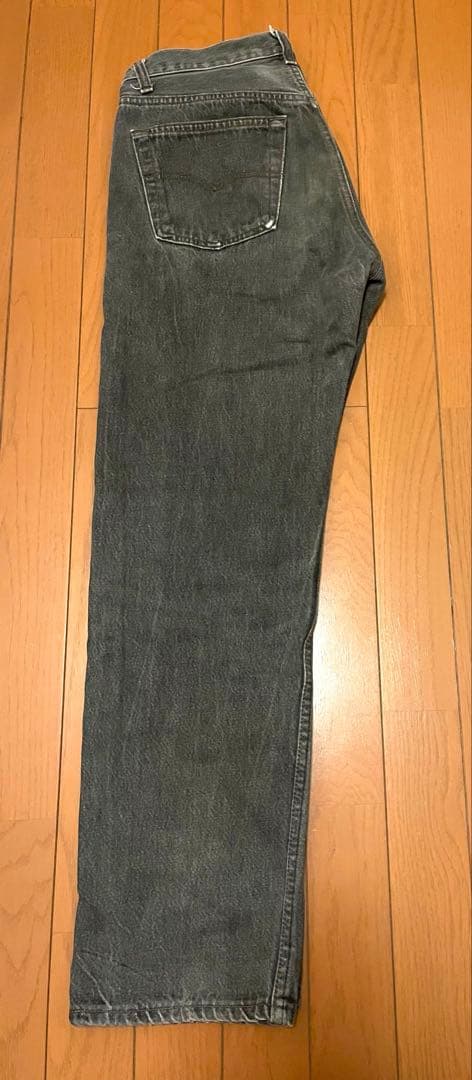 あ*ン様 90s Levi's 501 先染めブラックデニム US製 W32