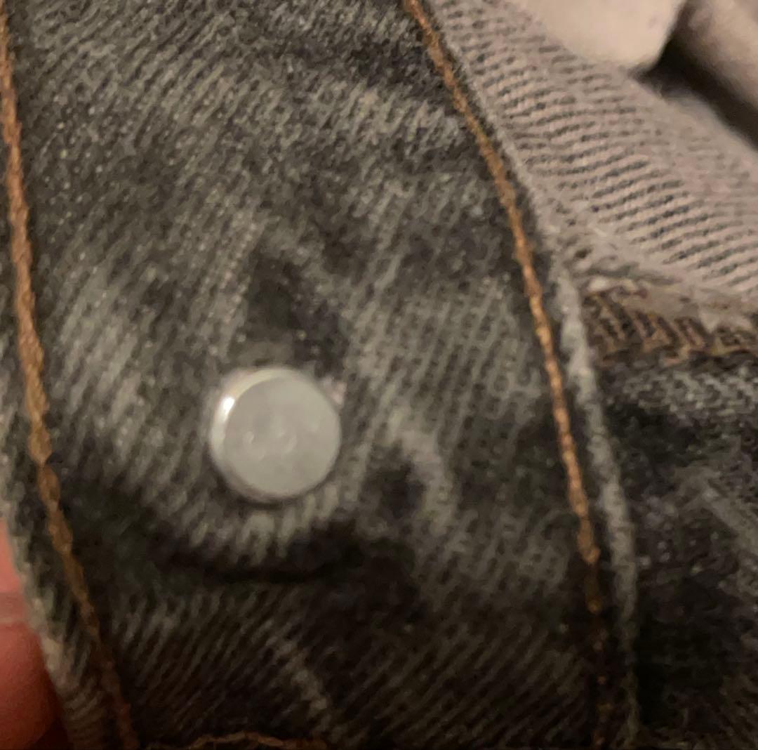 あ*ン様 90s Levi's 501 先染めブラックデニム US製 W32