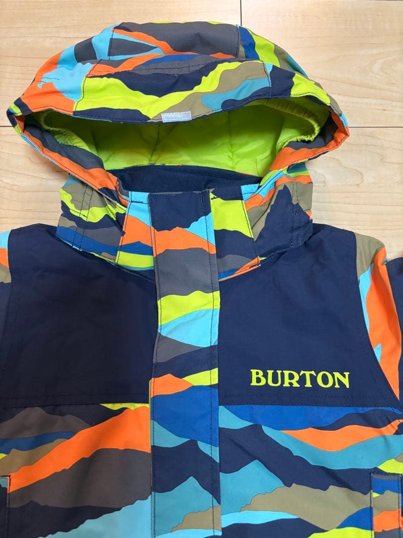 BURTON 子ども用スノーボードウェア カラフル迷彩
