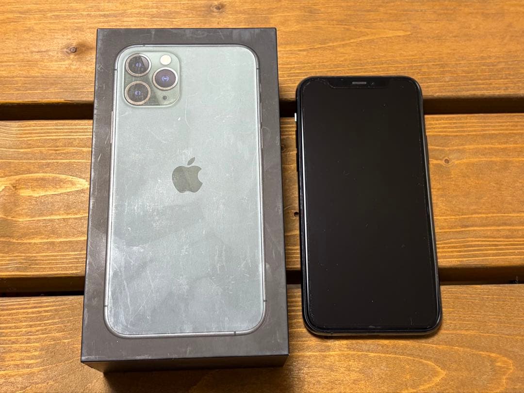 【Apple iPhone 11 Pro】ミッドナイトグリーン 64GB