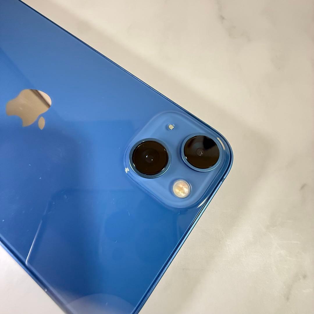 ★純正バッテリー99% iPhone 13 128GB SIMフリー ブルー