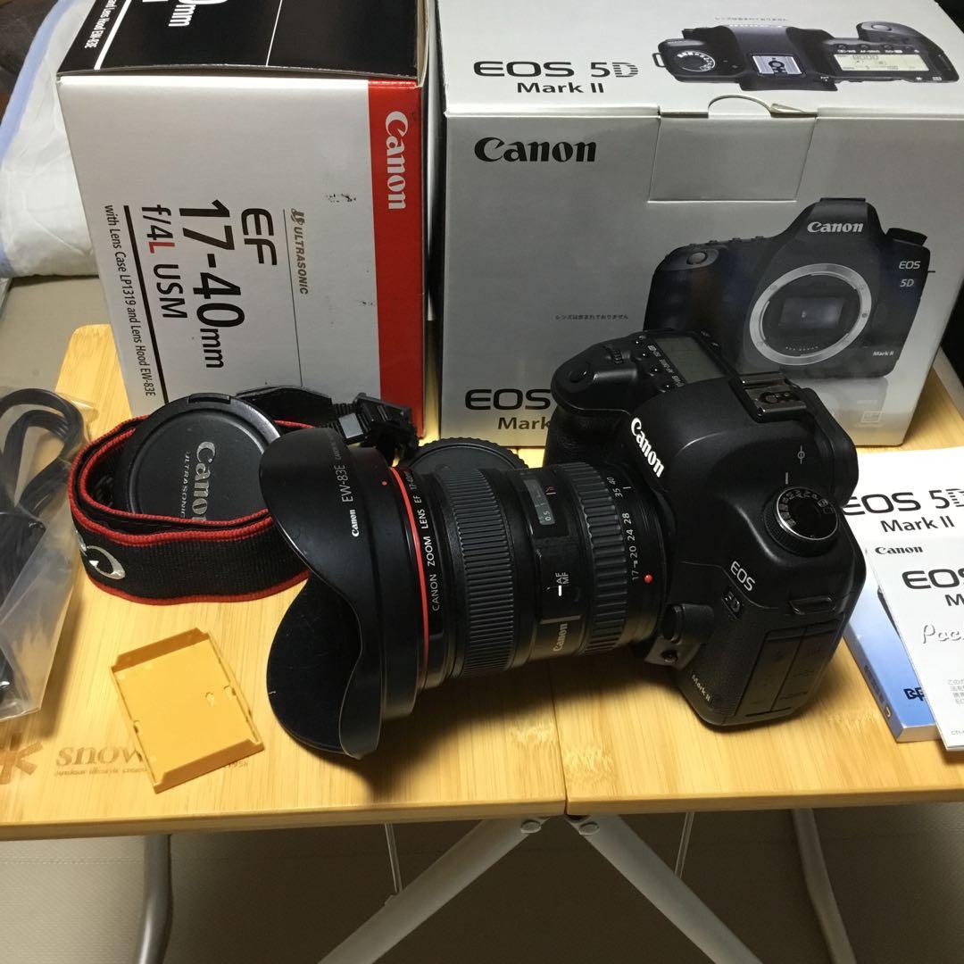 キヤノンEOS5D Mⅱ EF17-40f4LUSM セット