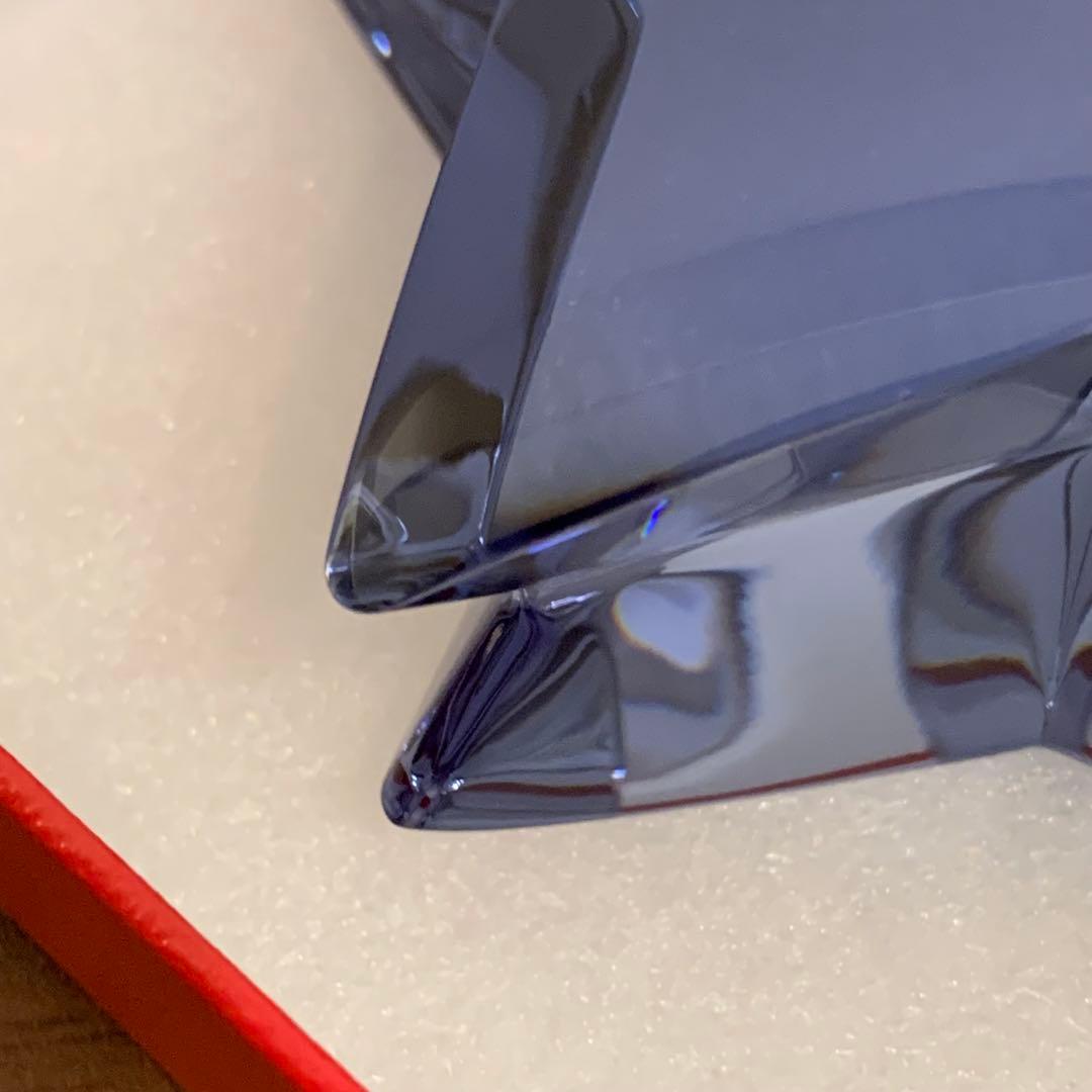 ⭐️未使用⭐️バカラ⭐️ザンザンスター⭐️ブルー⭐️青⭐️星⭐️クリスタル⭐️レア⭐️箱付き⭐️紙袋