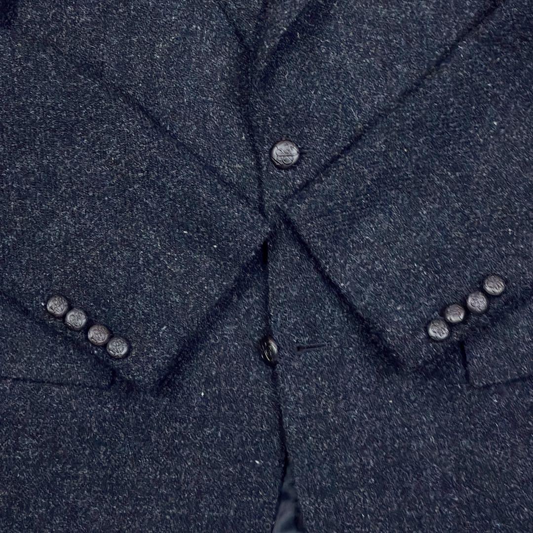 美品　ハリスツイード　ダーバン　ツイード　テーラードジャケット　胡桃ボタン　XL